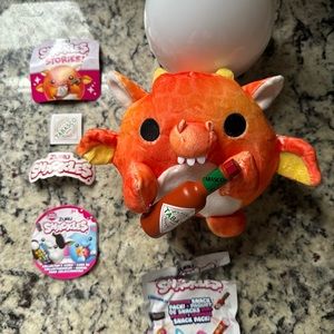 Snackles 5 Inch Plush Felix The Dragon With Tabasco
